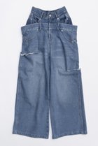 【メゾンスペシャル/MAISON SPECIAL】のDouble Waist Baggy Denim Pants/ダブルウエストバギーデニム BLU(ブルー)|ID: prp329100003731032 ipo3291000000025481588