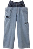 【メゾンスペシャル/MAISON SPECIAL】のDouble Waist Baggy Denim Pants/ダブルウエストバギーデニム BLU(ブルー)|ID: prp329100003731032 ipo3291000000035401871