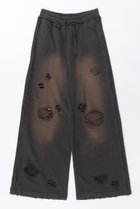 【メゾンスペシャル/MAISON SPECIAL】のSweat Distressed Wide Pants/スウェットダメージワイドパンツ C.GRY(チャコールグレー)|ID:prp329100003731033