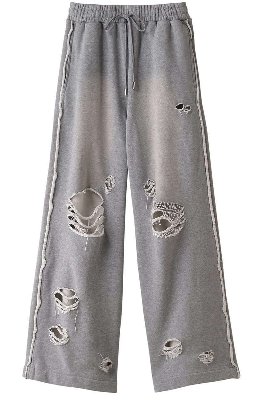 【メゾンスペシャル/MAISON SPECIAL】のSweat Distressed Wide Pants/スウェットダメージワイドパンツ インテリア・キッズ・メンズ・レディースファッション・服の通販 founy(ファウニー) 　ファッション　Fashion　レディースファッション　Fashion for Women　パンツ　Pants & Trousers　スウェット / スエット　Sweatshirt, Sweatwear　ストレッチ　Stretch, Stretchy Fabric　セットアップ　Set-Up, Coordinated Outfit　ダメージ　Distressed, Destroyed　ワイド　Wide, Wide Fit　ヴィンテージ　Vintage Style　定番　Standard, Basic Item　GRY(グレー)|ID: prp329100003731033 ipo3291000000036751376