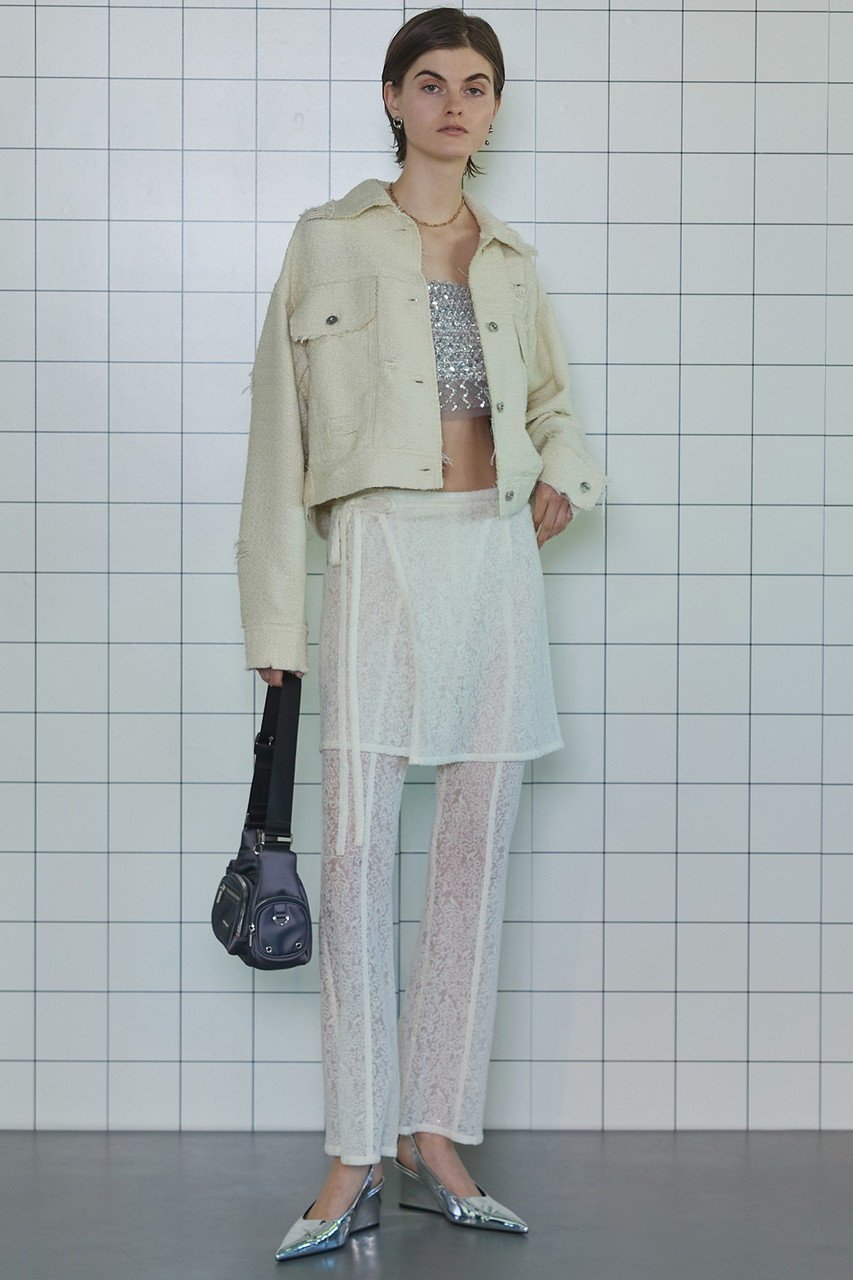 【メゾンスペシャル/MAISON SPECIAL】のWrap Layered Lace Pants/ラップレイヤードレースパンツ 人気、トレンドファッション・服の通販 founy(ファニー) 　ファッション　Fashion　レディースファッション　Fashion for Women　パンツ　Pants & Trousers　セットアップ　Set-Up, Coordinated Outfit　フレア　Flare, Flared　ラップ　Wrap, Wrap Design　レース　Lace, Lace Fabric　ロマンティック　Romantic, Feminine Style　ロング　Long, Long-Length　春　Spring　other-7|ID: prp329100003731037 ipo3291000000034386911