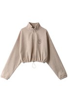 【メゾンスペシャル/MAISON SPECIAL】のHalf Zip Cropped Sweat Top/ハーフジップクロップドスウェットトップ IVR(アイボリー)|ID: prp329100003731043 ipo3291000000030041993