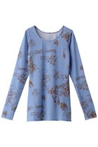 【メゾンスペシャル/MAISON SPECIAL】のHand Illustration Printed Tops/ハンドイラストプリントトップス BLU(ブルー)|ID:prp329100003731044