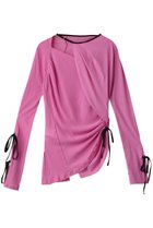【メゾンスペシャル/MAISON SPECIAL】のRibbon Design Tops/リボンポイントトップス PNK(ピンク)|ID: prp329100003731045 ipo3291000000032840842