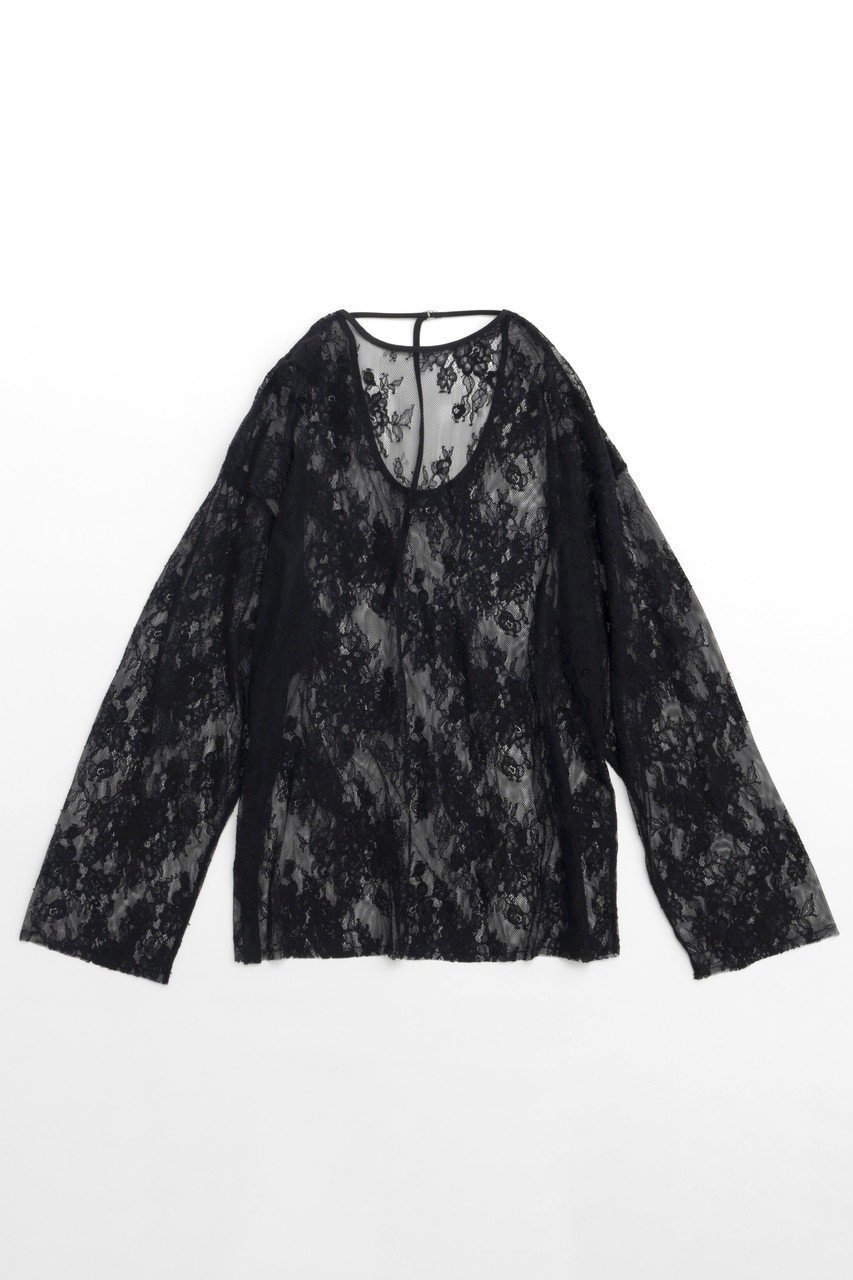 【メゾンスペシャル/MAISON SPECIAL】のOversized Lace Tops/オーバーレーストップ 人気、トレンドファッション・服の通販 founy(ファニー) 　ファッション　Fashion　レディースファッション　WOMEN　トップス・カットソー　Tops/Tshirt　シャツ/ブラウス　Shirts/Blouses　ロング / Tシャツ　T-Shirts　カットソー　Cut and Sewn　キャミソール　Camisole　グラフィック　Graphic　スリーブ　Sleeve　タンク　Tank　モノトーン　Monotone　レース　Race　ロング　Long　夏　Summer　春　Spring　 other-1|ID: prp329100003731047 ipo3291000000024638812