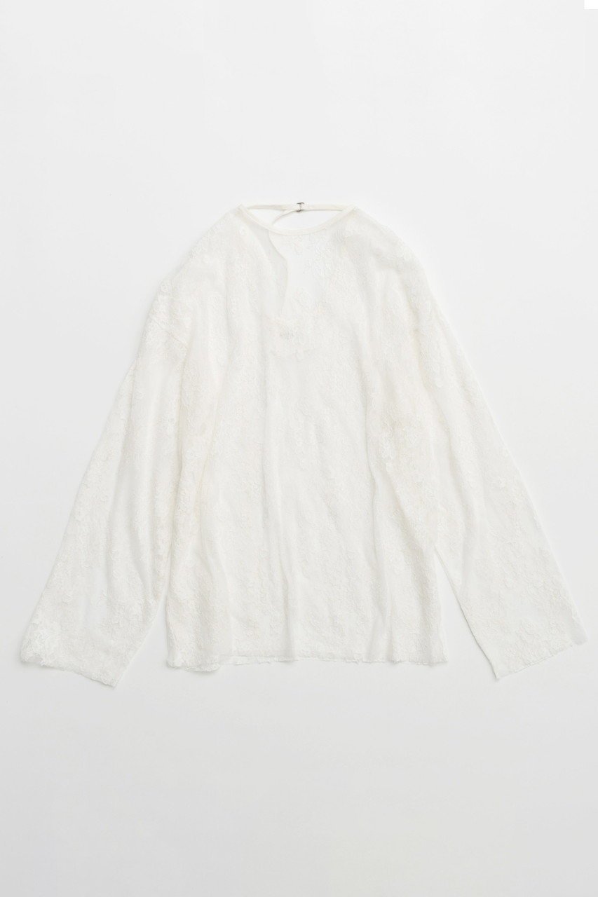 【メゾンスペシャル/MAISON SPECIAL】のOversized Lace Tops/オーバーレーストップ インテリア・キッズ・メンズ・レディースファッション・服の通販 founy(ファニー) 　ファッション　Fashion　レディースファッション　WOMEN　トップス・カットソー　Tops/Tshirt　シャツ/ブラウス　Shirts/Blouses　ロング / Tシャツ　T-Shirts　カットソー　Cut and Sewn　キャミソール　Camisole　グラフィック　Graphic　スリーブ　Sleeve　タンク　Tank　モノトーン　Monotone　レース　Race　ロング　Long　夏　Summer　春　Spring　O.WHT(オフホワイト)|ID: prp329100003731047 ipo3291000000024638814