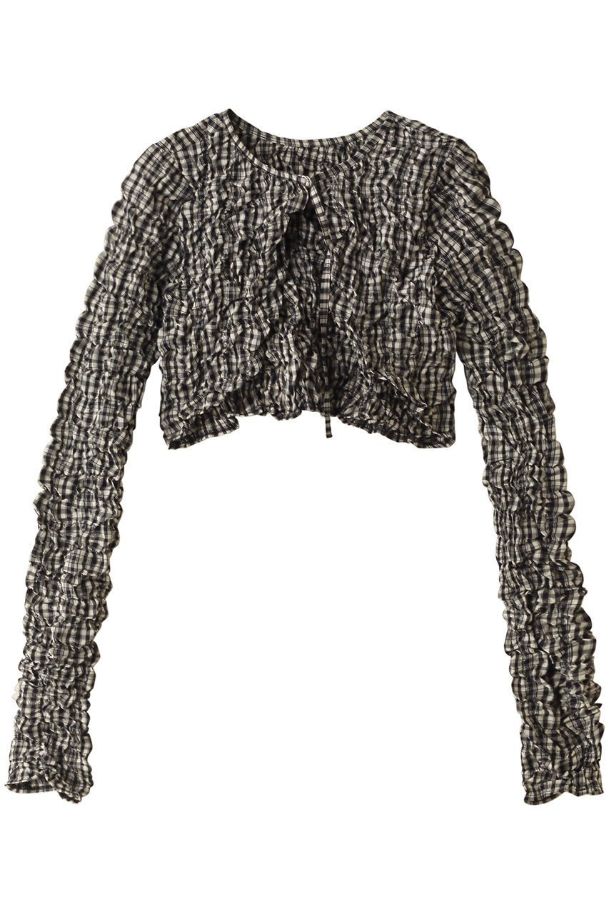 【メゾンスペシャル/MAISON SPECIAL】の2way Shirring Bolero/2WAYシャーリングボレロ インテリア・キッズ・メンズ・レディースファッション・服の通販 founy(ファニー) 　ファッション　Fashion　レディースファッション　Fashion for Women　アウター　Coat / Outerwear Collection　ボレロ・ショート丈ジャケット / ドレス羽織りに　Boleros & Short Jackets　トップス・カットソー　Cut & Sew Tops　シャツ・ブラウス・オフィスカジュアル　Elegant Blouses & Button-Ups　キャミソール　Camisole, Spaghetti Strap Top　コンパクト　Compact, Small Size　シャーリング　Shirring, Ruched　スリーブ　Sleeve, Long Sleeve / Short Sleeve　タンク　Tank Top, Sleeveless Top　チェック　Check, Plaid, Tartan　ボレロ　Bolero, Short Cardigan　ロング　Long, Long-Length　夏　Summer　春　Spring　羽織　Haori, Light Jacket　MLT1(マルチカラー)|ID: prp329100003731048 ipo3291000000032921058