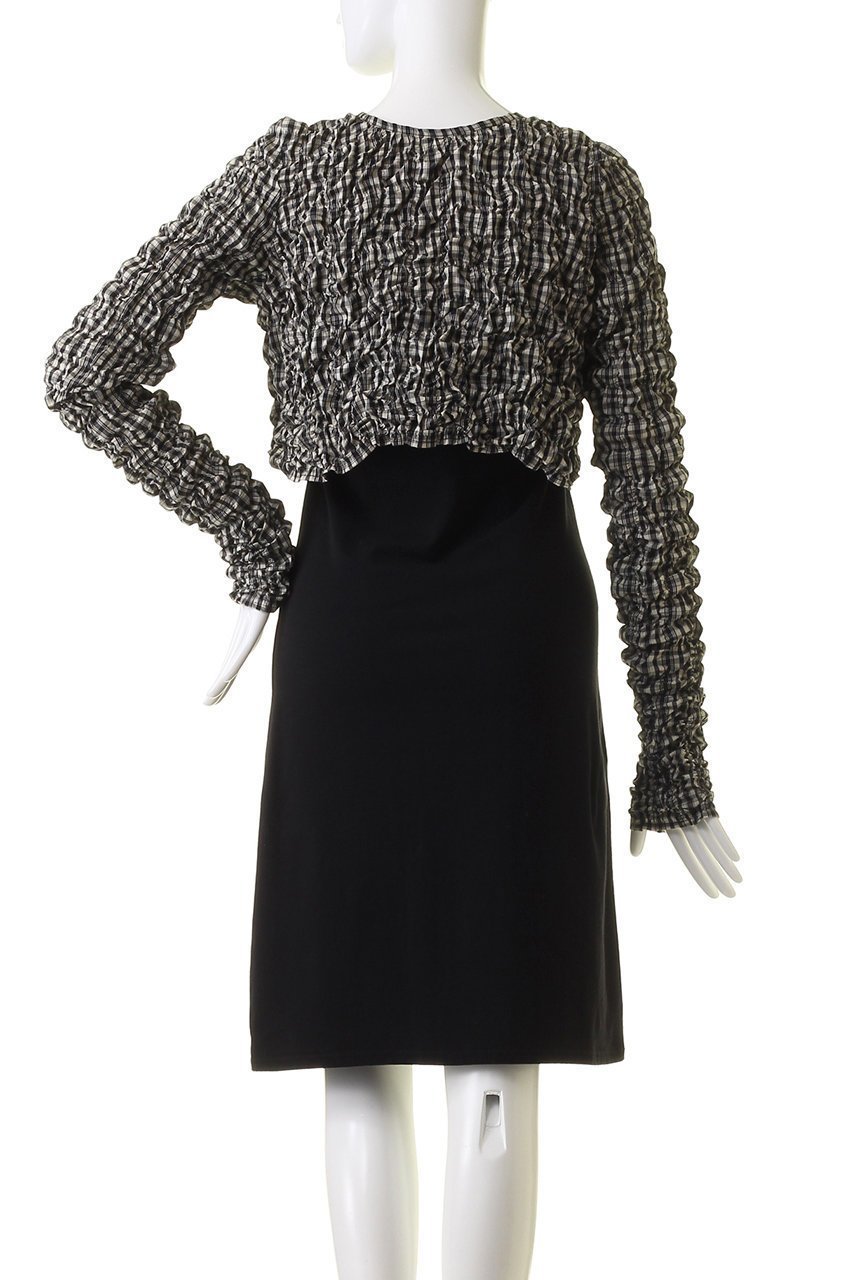 【メゾンスペシャル/MAISON SPECIAL】の2way Shirring Bolero/2WAYシャーリングボレロ 人気、トレンドファッション・服の通販 founy(ファニー) 　ファッション　Fashion　レディースファッション　Fashion for Women　アウター　Coat / Outerwear Collection　ボレロ・ショート丈ジャケット / ドレス羽織りに　Boleros & Short Jackets　トップス・カットソー　Cut & Sew Tops　シャツ・ブラウス・オフィスカジュアル　Elegant Blouses & Button-Ups　キャミソール　Camisole, Spaghetti Strap Top　コンパクト　Compact, Small Size　シャーリング　Shirring, Ruched　スリーブ　Sleeve, Long Sleeve / Short Sleeve　タンク　Tank Top, Sleeveless Top　チェック　Check, Plaid, Tartan　ボレロ　Bolero, Short Cardigan　ロング　Long, Long-Length　夏　Summer　春　Spring　羽織　Haori, Light Jacket　other-4|ID: prp329100003731048 ipo3291000000032921095