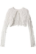 【メゾンスペシャル/MAISON SPECIAL】の2way Shirring Bolero/2WAYシャーリングボレロ WHT(ホワイト)|ID: prp329100003731048 ipo3291000000036725699