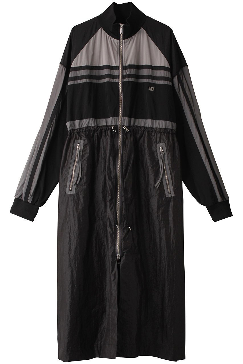 【メゾンスペシャル/MAISON SPECIAL】のSide Line Track Dress Coat/サイドライントラックドレスコート 人気、トレンドファッション・服の通販 founy(ファニー) 　ファッション　Fashion　レディースファッション　Fashion for Women　アウター　Coat / Outerwear Collection　コート・ロングコート・ピーコート　Long Coats, Peacoats & More　ワンピース　Dresses　フォーマル・パーティードレス・結婚式用ドレス　Elegant & Casual Dresses　サテン　Satin, Glossy Fabric　ジップ　Zip, Zipper　スポーツ　Sports, Activewear　スポーティ　Sporty, Casual Athletic　タフタ　Taffeta, Structured Fabric　ドレス　Dress, One-Piece　ドローストリング　Drawstring, Pull Cord　フェミニン　Feminine, Girly　フロント　Front, Front Design　ブラウジング　Blouson Silhouette, Cinched Waist　ブルゾン　Blouson, Bomber Jacket　プレート　Plate, Dish　ヨーク　Yoke, Yoke Design　ロング　Long, Long-Length　 other-1|ID: prp329100003731052 ipo3291000000036758148