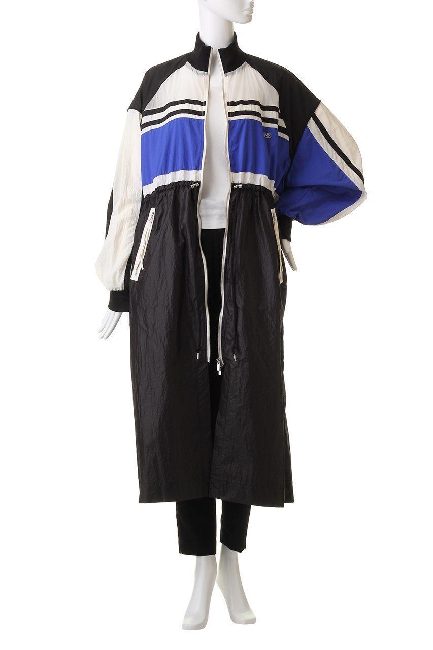 【メゾンスペシャル/MAISON SPECIAL】のSide Line Track Dress Coat/サイドライントラックドレスコート 人気、トレンドファッション・服の通販 founy(ファニー) 　ファッション　Fashion　レディースファッション　Fashion for Women　アウター　Coat / Outerwear Collection　コート・ロングコート・ピーコート　Long Coats, Peacoats & More　ワンピース　Dresses　フォーマル・パーティードレス・結婚式用ドレス　Elegant & Casual Dresses　サテン　Satin, Glossy Fabric　ジップ　Zip, Zipper　スポーツ　Sports, Activewear　スポーティ　Sporty, Casual Athletic　タフタ　Taffeta, Structured Fabric　ドレス　Dress, One-Piece　ドローストリング　Drawstring, Pull Cord　フェミニン　Feminine, Girly　フロント　Front, Front Design　ブラウジング　Blouson Silhouette, Cinched Waist　ブルゾン　Blouson, Bomber Jacket　プレート　Plate, Dish　ヨーク　Yoke, Yoke Design　ロング　Long, Long-Length　other-8|ID: prp329100003731052 ipo3291000000036758158