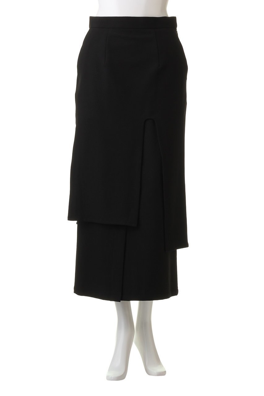 【ナゴンスタンス/nagonstans】のソフトウォームクロス レイヤードSK/スカート 人気、トレンドファッション・服の通販 founy(ファニー) 　ファッション　Fashion　レディースファッション　Fashion for Women　スカート　Skirts　ロングスカート　Long Skirts / Maxi & Midi Skirts　オイル　Body Oil　コンパクト　Compact, Small Size　ストレッチ　Stretch, Stretchy Fabric　ストレート　Straight, Straight Cut　スリット　Slit, Slit Detail　ピーチ　Peach, Soft Touch　ポケット　Pocket, Pocket Detail　ロング　Long, Long-Length　冬　Winter / This Winter　other-2|ID: prp329100003731062 ipo3291000000032823360