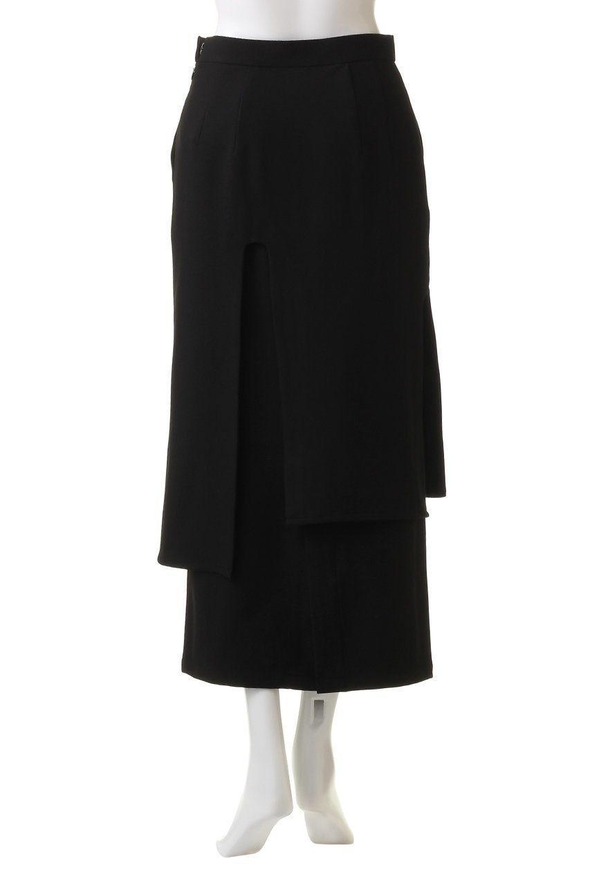 【ナゴンスタンス/nagonstans】のソフトウォームクロス レイヤードSK/スカート 人気、トレンドファッション・服の通販 founy(ファニー) 　ファッション　Fashion　レディースファッション　Fashion for Women　スカート　Skirts　ロングスカート　Long Skirts / Maxi & Midi Skirts　オイル　Body Oil　コンパクト　Compact, Small Size　ストレッチ　Stretch, Stretchy Fabric　ストレート　Straight, Straight Cut　スリット　Slit, Slit Detail　ピーチ　Peach, Soft Touch　ポケット　Pocket, Pocket Detail　ロング　Long, Long-Length　冬　Winter / This Winter　other-4|ID: prp329100003731062 ipo3291000000035057140