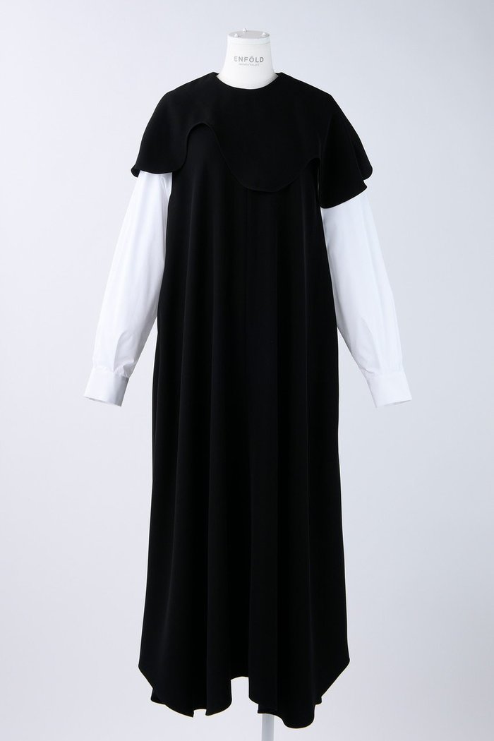 【エンフォルド/ENFOLD】のPEツイルレイヤースリーブDRS/ドレス インテリア・キッズ・メンズ・レディースファッション・服の通販 founy(ファニー) https://founy.com/ ファッション Fashion レディースファッション Fashion for Women ワンピース Dresses フォーマル・パーティードレス・結婚式用ドレス Elegant & Casual Dresses チュニック Tunic Tops & Dresses アシンメトリー Asymmetrical Style チュニック Tunic, Long Top ツイル Twist, Twisted Detail ドレス Dress, One-Piece ポケット Pocket, Pocket Detail エレガント 上品 Elegant 人気 Popular, Best Seller 定番 Standard, Basic Item |ID: prp329100003731069 ipo3291000000035793985