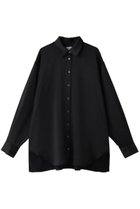 【リムアーク/RIM.ARK】のSatin oversized SH/シャツ 人気、トレンドファッション・服の通販 founy(ファニー) ファッション Fashion レディースファッション Fashion for Women トップス・カットソー Cut & Sew Tops シャツ・ブラウス・オフィスカジュアル Elegant Blouses & Button-Ups サテン Satin, Glossy Fabric シンプル Simple, Minimal スリーブ Sleeve, Long Sleeve / Short Sleeve ロング Long, Long-Length thumbnail ブラック|ID: prp329100003731219 ipo3291000000036723470