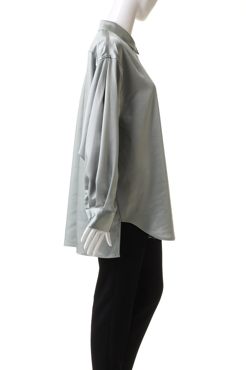 【リムアーク/RIM.ARK】のSatin oversized SH/シャツ 人気、トレンドファッション・服の通販 founy(ファニー) 　ファッション　Fashion　レディースファッション　Fashion for Women　トップス・カットソー　Cut & Sew Tops　シャツ・ブラウス・オフィスカジュアル　Elegant Blouses & Button-Ups　サテン　Satin, Glossy Fabric　シンプル　Simple, Minimal　スリーブ　Sleeve, Long Sleeve / Short Sleeve　ロング　Long, Long-Length　other-3|ID: prp329100003731219 ipo3291000000036723474