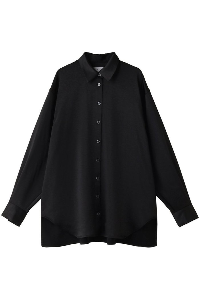 【リムアーク/RIM.ARK】のSatin oversized SH/シャツ インテリア・キッズ・メンズ・レディースファッション・服の通販 founy(ファウニー) https://founy.com/ ファッション Fashion レディースファッション Fashion for Women トップス・カットソー Cut & Sew Tops シャツ・ブラウス・オフィスカジュアル Elegant Blouses & Button-Ups サテン Satin, Glossy Fabric シンプル Simple, Minimal スリーブ Sleeve, Long Sleeve / Short Sleeve ロング Long, Long-Length |ID: prp329100003731219 ipo3291000000037215210