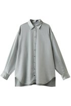 【リムアーク/RIM.ARK】のSatin oversized SH/シャツ グリーン|ID: prp329100003731219 ipo3291000000037215212