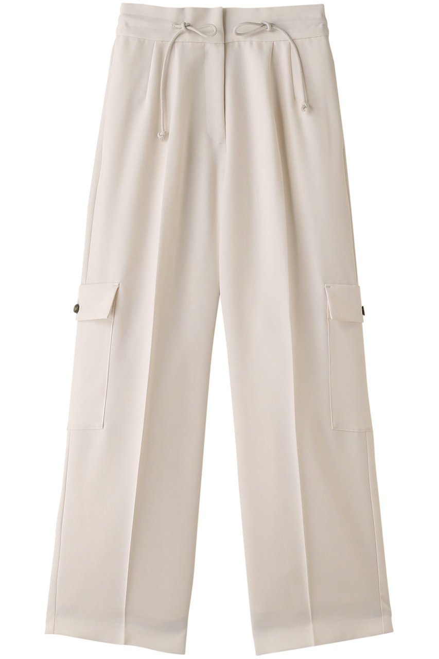 【リムアーク/RIM.ARK】のDrawstring cargo PT/パンツ インテリア・キッズ・メンズ・レディースファッション・服の通販 founy(ファニー) 　ファッション　Fashion　レディースファッション　Fashion for Women　パンツ　Pants & Trousers　カットソー　Cut and Sewn Top　サンダル　Sandals, Summer Shoes　ツイル　Twist, Twisted Detail　バランス　Balance, Style Balance　リラックス　Relax, Relaxed Fit　エレガント 上品　Elegant　ホワイト|ID: prp329100003731221 ipo3291000000032919210