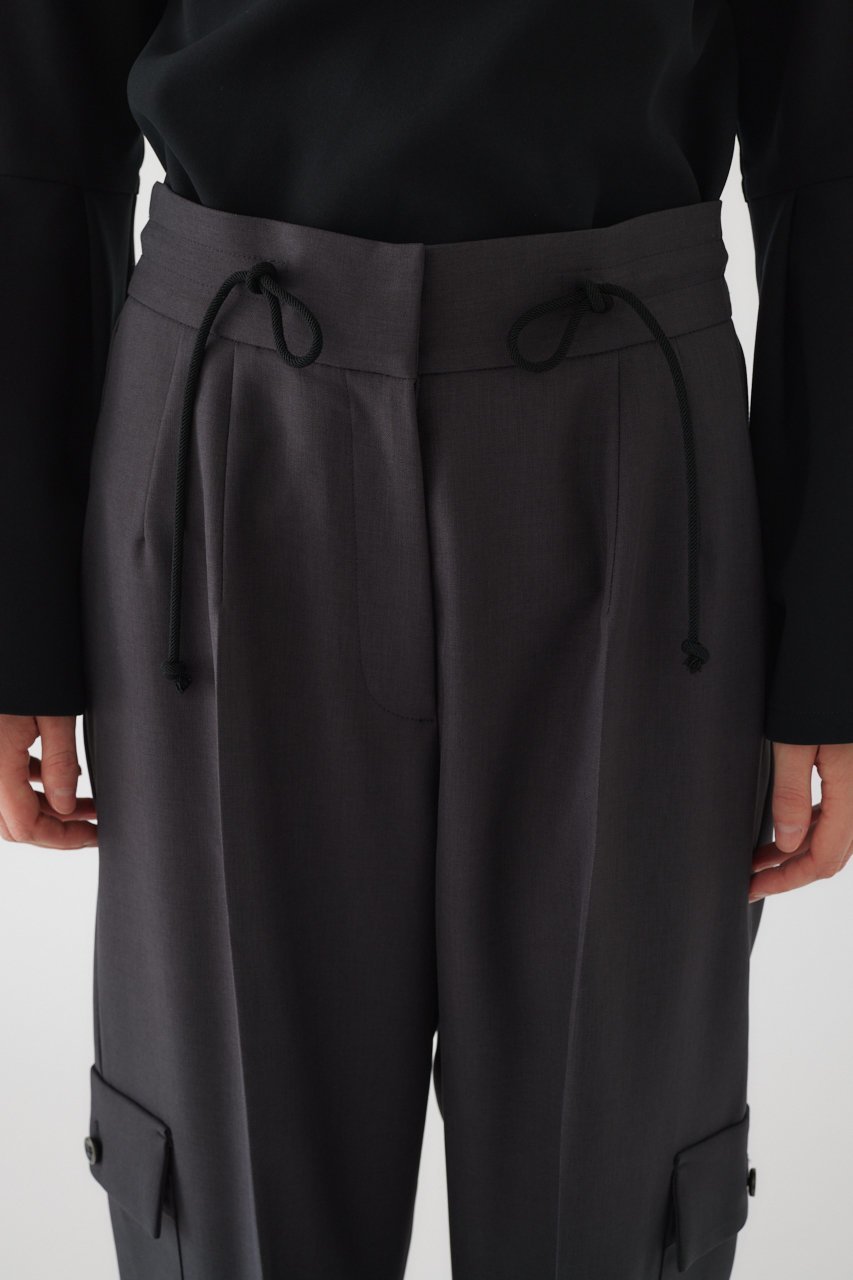 【リムアーク/RIM.ARK】のDrawstring cargo PT/パンツ 人気、トレンドファッション・服の通販 founy(ファニー) 　ファッション　Fashion　レディースファッション　Fashion for Women　パンツ　Pants & Trousers　カットソー　Cut and Sewn Top　サンダル　Sandals, Summer Shoes　ツイル　Twist, Twisted Detail　バランス　Balance, Style Balance　リラックス　Relax, Relaxed Fit　エレガント 上品　Elegant　other-6|ID: prp329100003731221 ipo3291000000032919275
