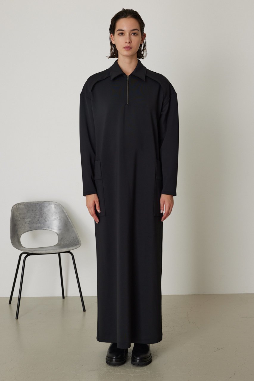 【リムアーク/RIM.ARK】のOpen collar I line OP/ワンピース 人気、トレンドファッション・服の通販 founy(ファニー) 　ファッション　Fashion　レディースファッション　Fashion for Women　ワンピース　Dresses　チュニック　Tunic Tops & Dresses　スタイリッシュ　Stylish, Fashionable　チュニック　Tunic, Long Top　マキシ　Maxi, Full Length　リラックス　Relax, Relaxed Fit　ロング　Long, Long-Length　エレガント 上品　Elegant　other-7|ID: prp329100003731224 ipo3291000000032886182
