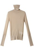 【リムアーク/RIM.ARK】のHigh gauge fit knit/ニット 人気、トレンドファッション・服の通販 founy(ファニー) ファッション Fashion レディースファッション Fashion for Women トップス・カットソー Cut & Sew Tops ニット Knit Tops & Sweaters カジュアルプルオーバー・ニットトップス Pullovers & Knit Tops / Casual Pullovers ハイネック High Neck, Mock Neck フィット Fit, Slim Fit ベーシック Basic, Essential thumbnail ライトベージュ|ID: prp329100003731225 ipo3291000000036062280