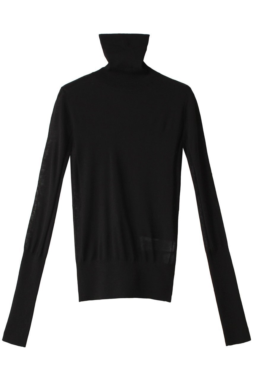 【リムアーク/RIM.ARK】のHigh gauge fit knit/ニット インテリア・キッズ・メンズ・レディースファッション・服の通販 founy(ファニー) ファッション Fashion レディースファッション Fashion for Women トップス・カットソー Cut & Sew Tops ニット Knit Tops & Sweaters カジュアルプルオーバー・ニットトップス Pullovers & Knit Tops / Casual Pullovers ハイネック High Neck, Mock Neck フィット Fit, Slim Fit ベーシック Basic, Essential ブラック|ID: prp329100003731225 ipo3291000000036699383