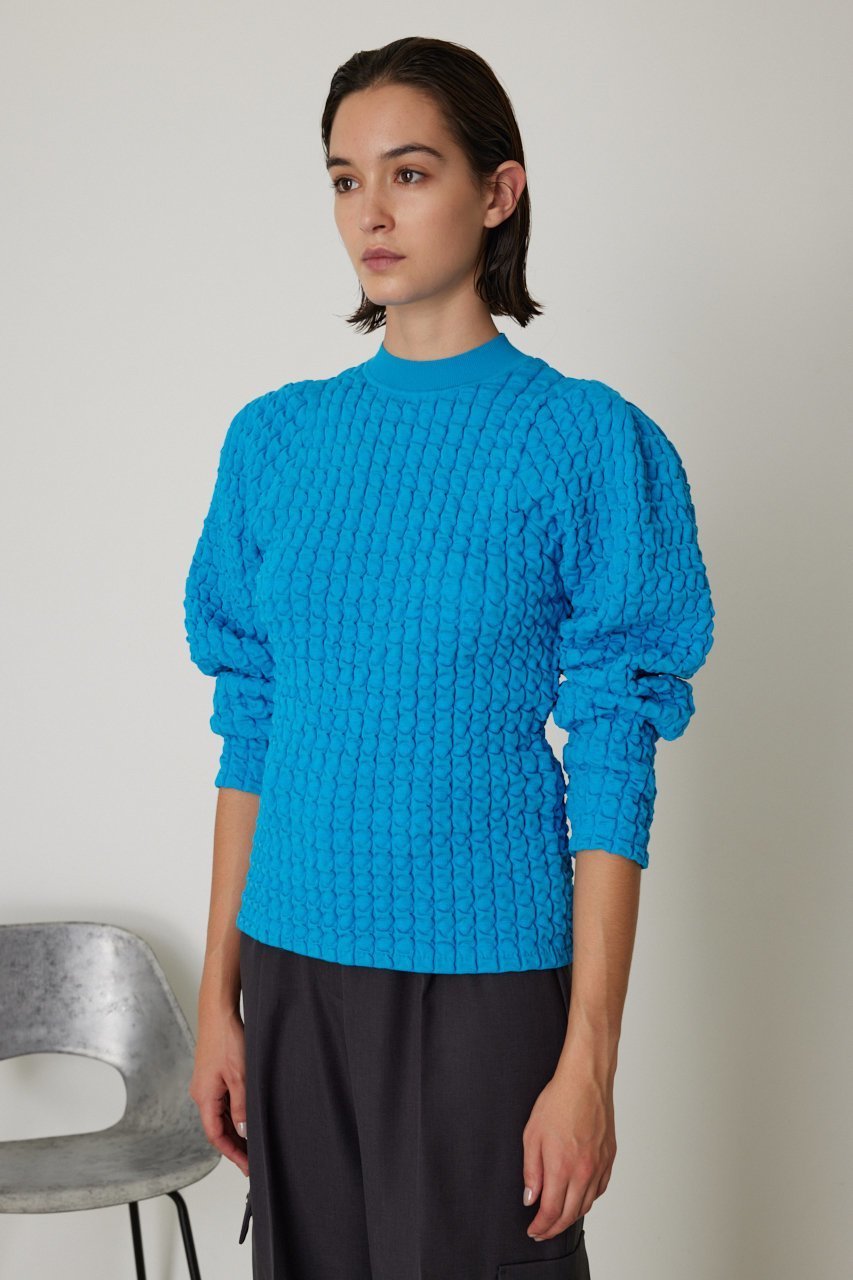 【リムアーク/RIM.ARK】のUneven surface compact knit/ニット 人気、トレンドファッション・服の通販 founy(ファニー) 　ファッション　Fashion　レディースファッション　Fashion for Women　トップス・カットソー　Cut & Sew Tops　ニット　Knit Tops & Sweaters　カジュアルプルオーバー・ニットトップス　Pullovers & Knit Tops / Casual Pullovers　ショルダー　Shoulder, Shoulder Strap　シンプル　Simple, Minimal　バランス　Balance, Style Balance　フォルム　Silhouette, Form　冬　Winter / This Winter　春　Spring　洗える　Machine Washable　other-6|ID: prp329100003731227 ipo3291000000034970216