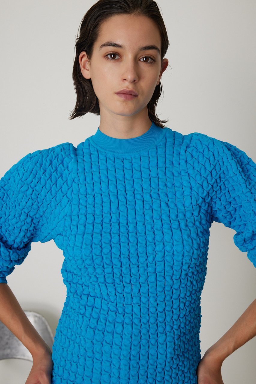 【リムアーク/RIM.ARK】のUneven surface compact knit/ニット 人気、トレンドファッション・服の通販 founy(ファニー) 　ファッション　Fashion　レディースファッション　Fashion for Women　トップス・カットソー　Cut & Sew Tops　ニット　Knit Tops & Sweaters　カジュアルプルオーバー・ニットトップス　Pullovers & Knit Tops / Casual Pullovers　ショルダー　Shoulder, Shoulder Strap　シンプル　Simple, Minimal　バランス　Balance, Style Balance　フォルム　Silhouette, Form　冬　Winter / This Winter　春　Spring　洗える　Machine Washable　other-7|ID: prp329100003731227 ipo3291000000034970217