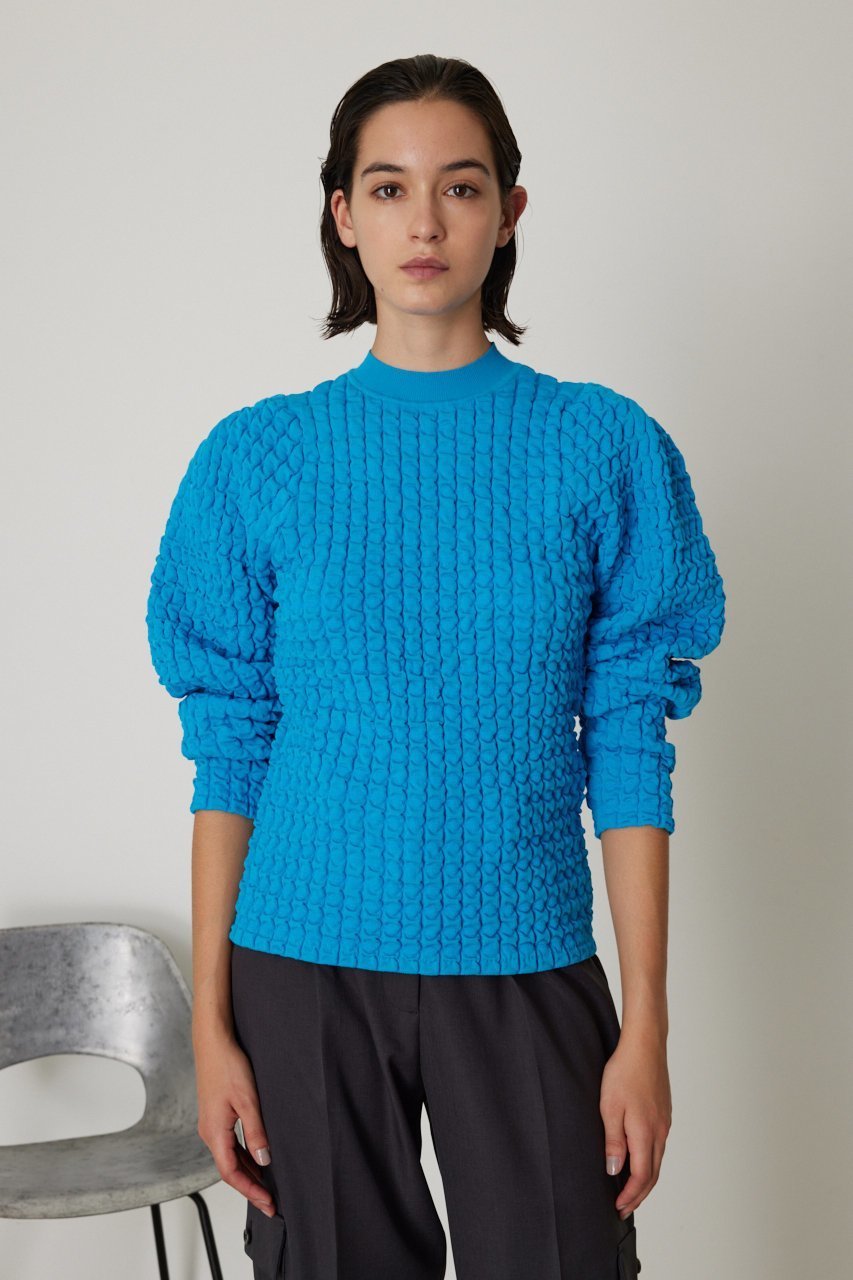 【リムアーク/RIM.ARK】のUneven surface compact knit/ニット 人気、トレンドファッション・服の通販 founy(ファニー) 　ファッション　Fashion　レディースファッション　Fashion for Women　トップス・カットソー　Cut & Sew Tops　ニット　Knit Tops & Sweaters　カジュアルプルオーバー・ニットトップス　Pullovers & Knit Tops / Casual Pullovers　ショルダー　Shoulder, Shoulder Strap　シンプル　Simple, Minimal　バランス　Balance, Style Balance　フォルム　Silhouette, Form　冬　Winter / This Winter　春　Spring　洗える　Machine Washable　other-8|ID: prp329100003731227 ipo3291000000034970218