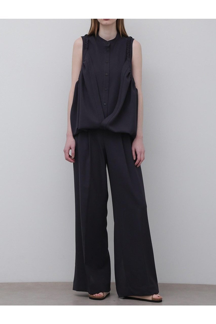 【アドーア/ADORE】のトリプルツイストパンツ インテリア・キッズ・メンズ・レディースファッション・服の通販 founy(ファニー) 　ファッション　Fashion　レディースファッション　WOMEN　パンツ　Pants　サマー　Summer　スタンダード　Standard　ストレート　Straight　スリット　Slit　セットアップ　Set Up　センター　Center　ツイスト　Twist　トリプル　Triple　ドレープ　Drape　ボトム　Bottom　エレガント 上品　Elegant　グレー|ID: prp329100003739406 ipo3291000000031791462