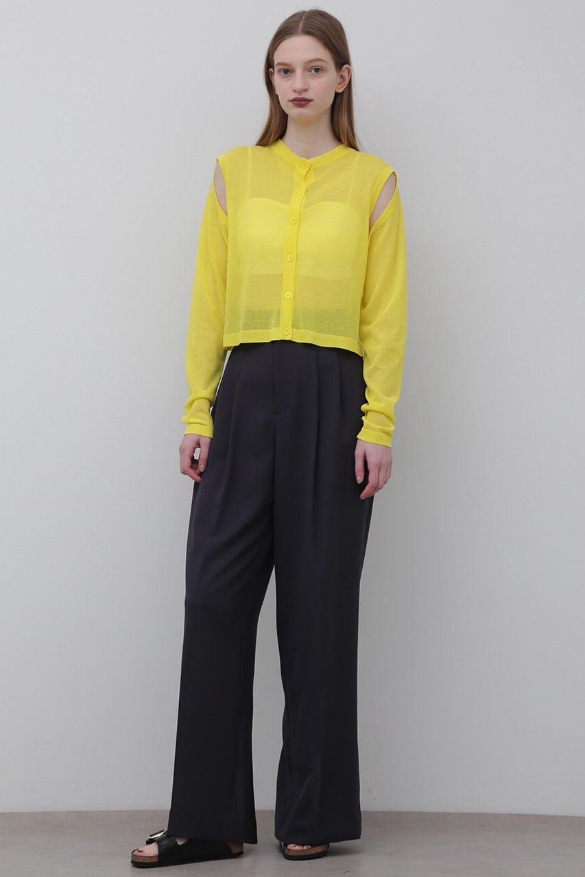 【アドーア/ADORE】のトリプルツイストパンツ 人気、トレンドファッション・服の通販 founy(ファニー) 　ファッション　Fashion　レディースファッション　WOMEN　パンツ　Pants　サマー　Summer　スタンダード　Standard　ストレート　Straight　スリット　Slit　セットアップ　Set Up　センター　Center　ツイスト　Twist　トリプル　Triple　ドレープ　Drape　ボトム　Bottom　エレガント 上品　Elegant　other-3|ID: prp329100003739406 ipo3291000000031791464
