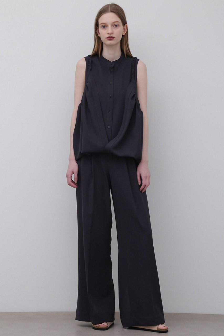 【アドーア/ADORE】のトリプルツイストパンツ インテリア・キッズ・メンズ・レディースファッション・服の通販 founy(ファニー) 　ファッション　Fashion　レディースファッション　Fashion for Women　パンツ　Pants & Trousers　サマー　Summer, Summer Style　スタンダード　Standard, Basic　ストレート　Straight, Straight Cut　スリット　Slit, Slit Detail　セットアップ　Set-Up, Coordinated Outfit　センター　Center, Center Line　ツイスト　Tweed, Tweed Fabric　トリプル　Triple, Three Layers　ドレープ　Drape, Draping Fabric　ボトム　Bottoms, Lower Wear　エレガント 上品　Elegant　グレー|ID: prp329100003739406 ipo3291000000032916659
