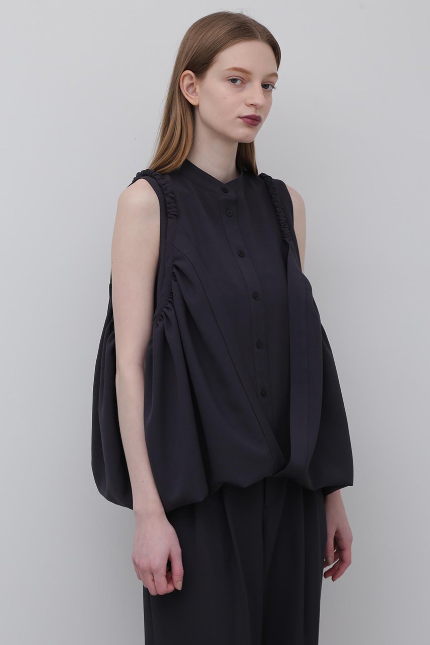 【アドーア/ADORE】のトリプルツイストブラウス インテリア・キッズ・メンズ・レディースファッション・服の通販 founy(ファニー) 　ファッション　Fashion　レディースファッション　WOMEN　トップス・カットソー　Tops/Tshirt　キャミソール / ノースリーブ　No Sleeves　シャツ/ブラウス　Shirts/Blouses　おすすめ　Recommend　サマー　Summer　スタンダード　Standard　ストリング　String　セットアップ　Set Up　ツイスト　Twist　トリプル　Triple　ドレープ　Drape　ノースリーブ　No Sleeve　バルーン　Balloon　ロング　Long　グレー|ID: prp329100003739407 ipo3291000000031791515