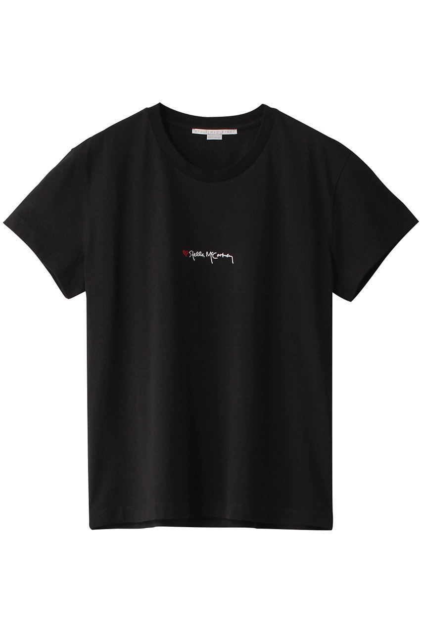 【ステラ マッカートニー/STELLA McCARTNEY】のIconic Stella McCARTNEY エンブロイダリーTシャツ 人気、トレンドファッション・服の通販 founy(ファニー) 　ファッション　Fashion　レディースファッション　Fashion for Women　トップス・カットソー　Cut & Sew Tops　シャツ・ブラウス・オフィスカジュアル　Elegant Blouses & Button-Ups　ロングTシャツ・Tシャツ　Longline T-Shirts & Tees　カットソー・ベーシックTシャツ　Cut-and-Sewn Tops / Stretch Tees & Basics　エンブロイダリー　Embroidery Design　ショート　Short, Short Length　スリーブ　Sleeve, Long Sleeve / Short Sleeve　フロント　Front, Front Design　 other-1|ID: prp329100003739440 ipo3291000000032844362