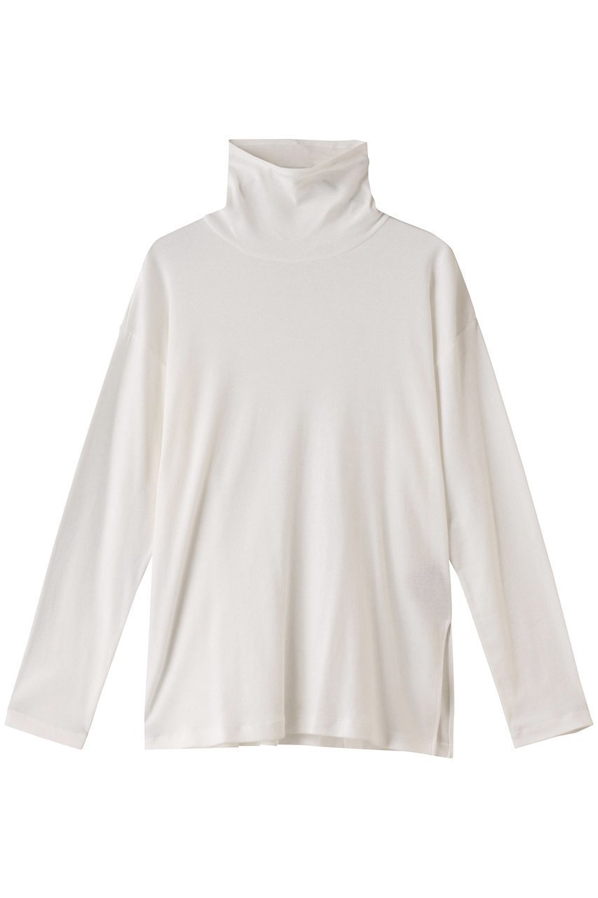【プレインピープル/PLAIN PEOPLE】のコットンフライスタートルネックプルオーバー 人気、トレンドファッション・服の通販 founy(ファニー) 　ファッション　Fashion　レディースファッション　Fashion for Women　トップス・カットソー　Cut & Sew Tops　ニット　Knit Tops & Sweaters　カジュアルプルオーバー・ニットトップス　Pullovers & Knit Tops / Casual Pullovers　タートルネック・ハイネックトップス　Turtlenecks & High-Neck Tops　おすすめ　Recommended / Our Picks　イエロー　Yellow　インナー　Innerwear　シンプル　Simple, Minimal　スリット　Slit, Slit Detail　 other-1|ID: prp329100003741395 ipo3291000000032964600