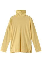 【プレインピープル/PLAIN PEOPLE】のコットンフライスタートルネックプルオーバー イエロー|ID: prp329100003741395 ipo3291000000032964607