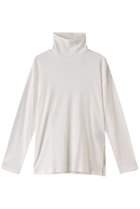 【プレインピープル/PLAIN PEOPLE】のコットンフライスタートルネックプルオーバー オフホワイト|ID: prp329100003741395 ipo3291000000035655874