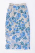 【メゾンスペシャル/MAISON SPECIAL】のPokopoko Flower Tight Skirt /ポコポコフラワータイトスカート BLU(ブルー)|ID:prp329100003741451