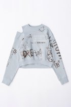 【メゾンスペシャル/MAISON SPECIAL】のHand Drawn Dream Sweatshirt/ハンドドローイングドリームスウェット BLU(ブルー)|ID:prp329100003741452