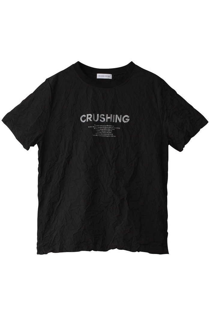 【メゾンスペシャル/MAISON SPECIAL】のCRUSHING Washer T-shirt/CRUSHINGワッシャーTシャツ インテリア・キッズ・メンズ・レディースファッション・服の通販 founy(ファウニー) https://founy.com/ ファッション Fashion レディースファッション Fashion for Women トップス・カットソー Cut & Sew Tops シャツ・ブラウス・オフィスカジュアル Elegant Blouses & Button-Ups ロングTシャツ・Tシャツ Longline T-Shirts & Tees カットソー・ベーシックTシャツ Cut-and-Sewn Tops / Stretch Tees & Basics インナー Innerwear グラフィック Graphic, Graphic Design ショート Short, Short Length ジャケット Jacket, Outerwear スリーブ Sleeve, Long Sleeve / Short Sleeve ワッシャー Washer, Crinkled Finish 夏 Summer |ID: prp329100003741453 ipo3291000000036999660