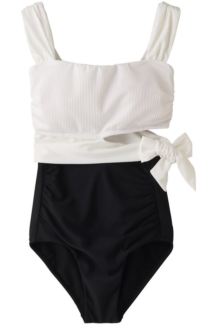 【レイール/Reir】の【San-ai Resort】ナチュラルシェイプ太リブビキニ インテリア・キッズ・メンズ・レディースファッション・服の通販 founy(ファニー) https://founy.com/ ファッション Fashion レディースファッション Fashion for Women 水着 Swimwear レディース水着・ビーチウェア Swimwear & Beachwear シェイプ Shape, Slim Fit スポーツ Sports, Activewear セパレート Separate, Two-Piece トレンド Trend, Trending Now リボン Ribbon, Bow リラックス Relax, Relaxed Fit ワイヤー Wire, Wired Bra 水着 Swimsuit, Swimwear |ID: prp329100003744469 ipo3291000000035621136