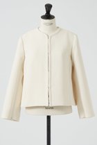 【デザイン ワークス/DESIGN WORKS】のバックフレアノーカラージャケット アイボリー|ID: prp329100003744481 ipo3291000000035552037