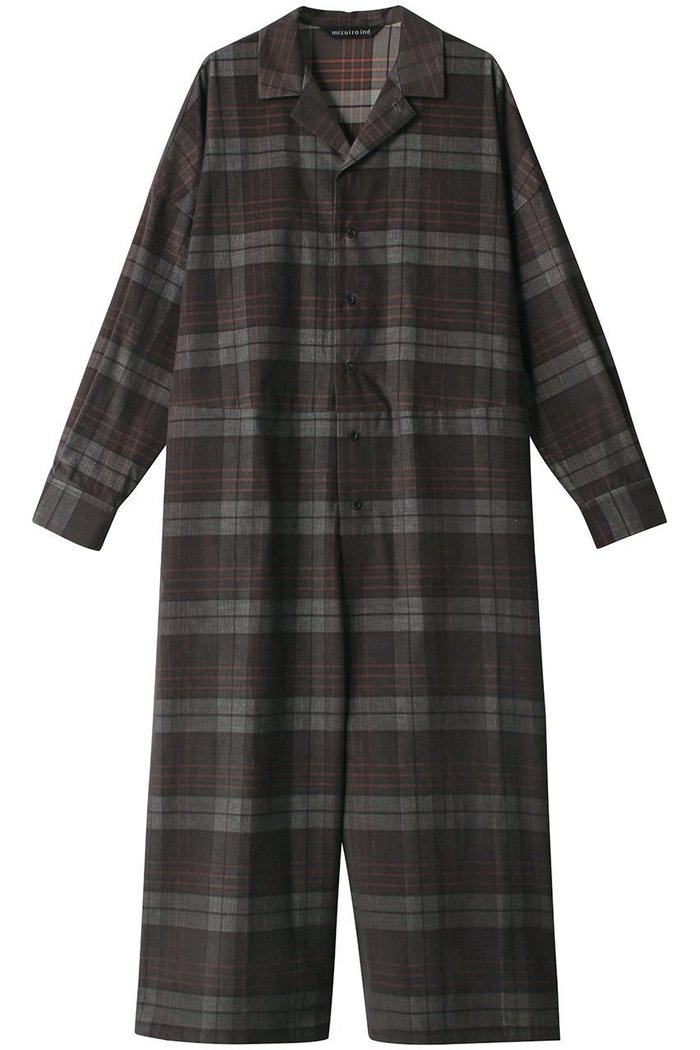 【ミズイロ インド/mizuiro ind】のcheck all in one オールインワン インテリア・キッズ・メンズ・レディースファッション・服の通販 founy(ファニー) https://founy.com/ ファッション Fashion レディースファッション Fashion for Women パンツ Pants & Trousers チェック Check, Plaid, Tartan ハイネック High Neck, Mock Neck A/W・秋冬 Autumn/Winter |ID: prp329100003744484 ipo3291000000036751650