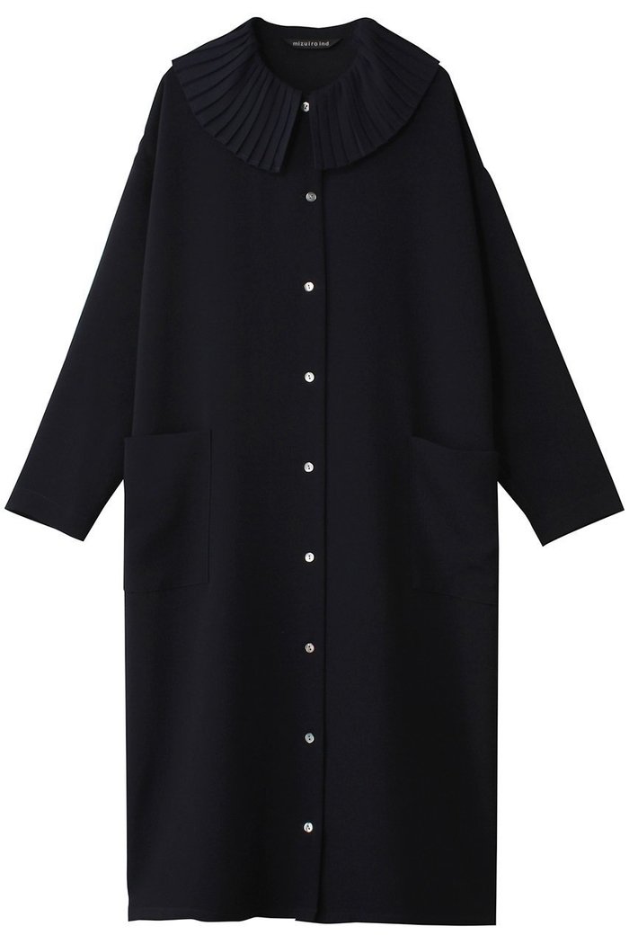 【ミズイロ インド/mizuiro ind】のpleats collar OP ワンピース インテリア・キッズ・メンズ・レディースファッション・服の通販 founy(ファニー) https://founy.com/ ファッション Fashion レディースファッション Fashion for Women ワンピース Dresses チュニック Tunic Tops & Dresses チュニック Tunic, Long Top プリーツ Pleats, Pleated ロング Long, Long-Length エレガント 上品 Elegant |ID: prp329100003744485 ipo3291000000032889911