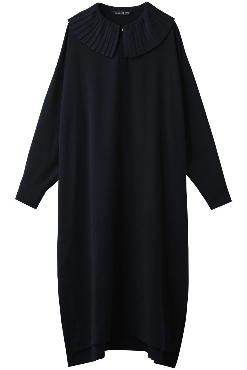 【ミズイロ インド/mizuiro ind】のpleats collar OP ワンピース 人気、トレンドファッション・服の通販 founy(ファニー) 　ファッション　Fashion　レディースファッション　Fashion for Women　ワンピース　Dresses　チュニック　Tunic Tops & Dresses　エレガント 上品　Elegant　カーディガン　Cardigan, Knitwear　スリーブ　Sleeve, Long Sleeve / Short Sleeve　タイツ　Tights, Legwear　チュニック　Tunic, Long Top　プリーツ　Pleats, Pleated　ロング　Long, Long-Length　新作・新入荷　New Arrivals / New In　 other-1|ID: prp329100003744485 ipo3291000000034229115