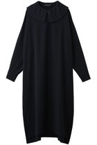 【ミズイロ インド/mizuiro ind】のプリーツカラーワンピース navy|ID: prp329100003744485 ipo3291000000036556730