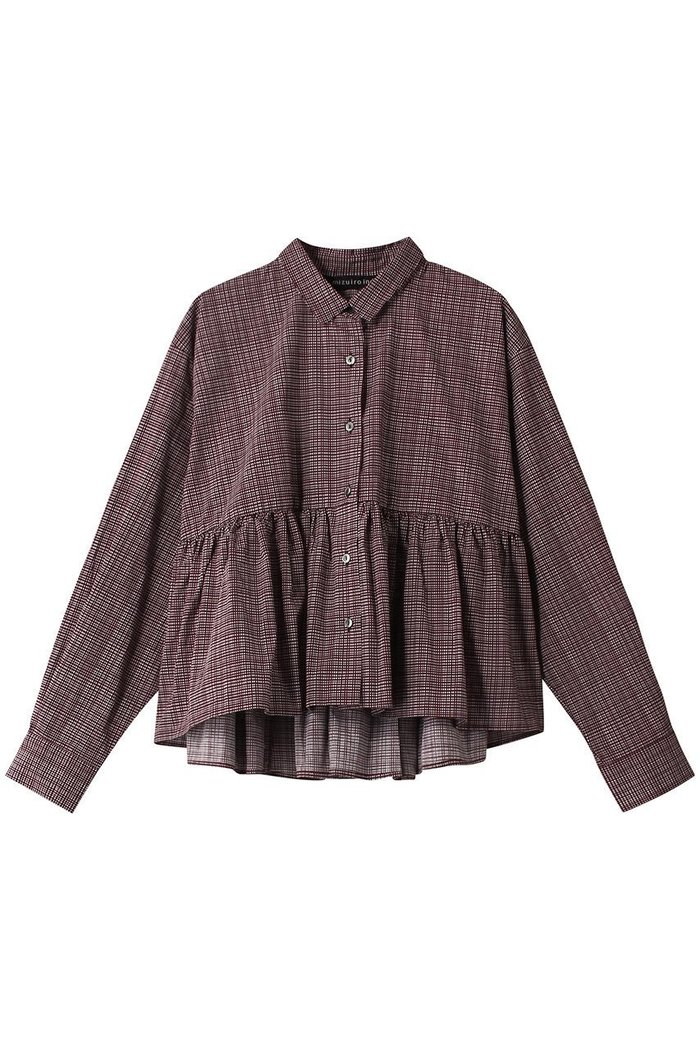 【ミズイロ インド/mizuiro ind】のcheck print gather waist shirt シャツ インテリア・キッズ・メンズ・レディースファッション・服の通販 founy(ファニー) https://founy.com/ ファッション Fashion レディースファッション WOMEN トップス・カットソー Tops/Tshirt シャツ/ブラウス Shirts/Blouses ロング / Tシャツ T-Shirts ギャザー Gather スリーブ Sleeve チェック Check トレンド Trend フェミニン Feminine フレア Flare ロング Long |ID: prp329100003744486 ipo3291000000029937938