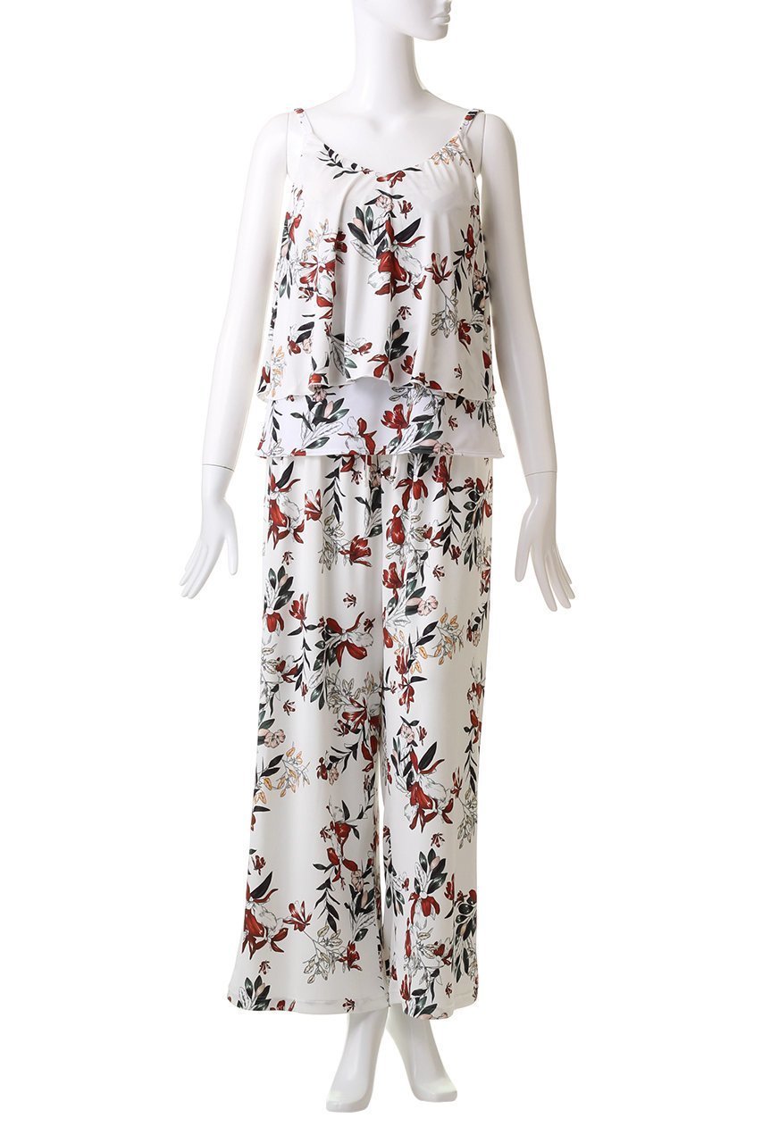 【コーラルヴェール/Coral Veil】のGardenガウチョパンツセット 人気、トレンドファッション・服の通販 founy(ファニー) 　ファッション　Fashion　レディースファッション　Fashion for Women　水着　Swimwear　レディース水着・ビーチウェア　Swimwear & Beachwear　ショーツ　Shorts, Short Pants　スポーツ　Sports, Activewear　セットアップ　Set-Up, Coordinated Outfit　ビーチ　Beach, Seaside　フラワー　Flower, Floral　プリント　Print, Printed Pattern　ボトム　Bottoms, Lower Wear　ロング　Long, Long-Length　手描き　Hand-Drawn, Illustrated　水着　Swimsuit, Swimwear　other-2|ID: prp329100003746835 ipo3291000000031387559