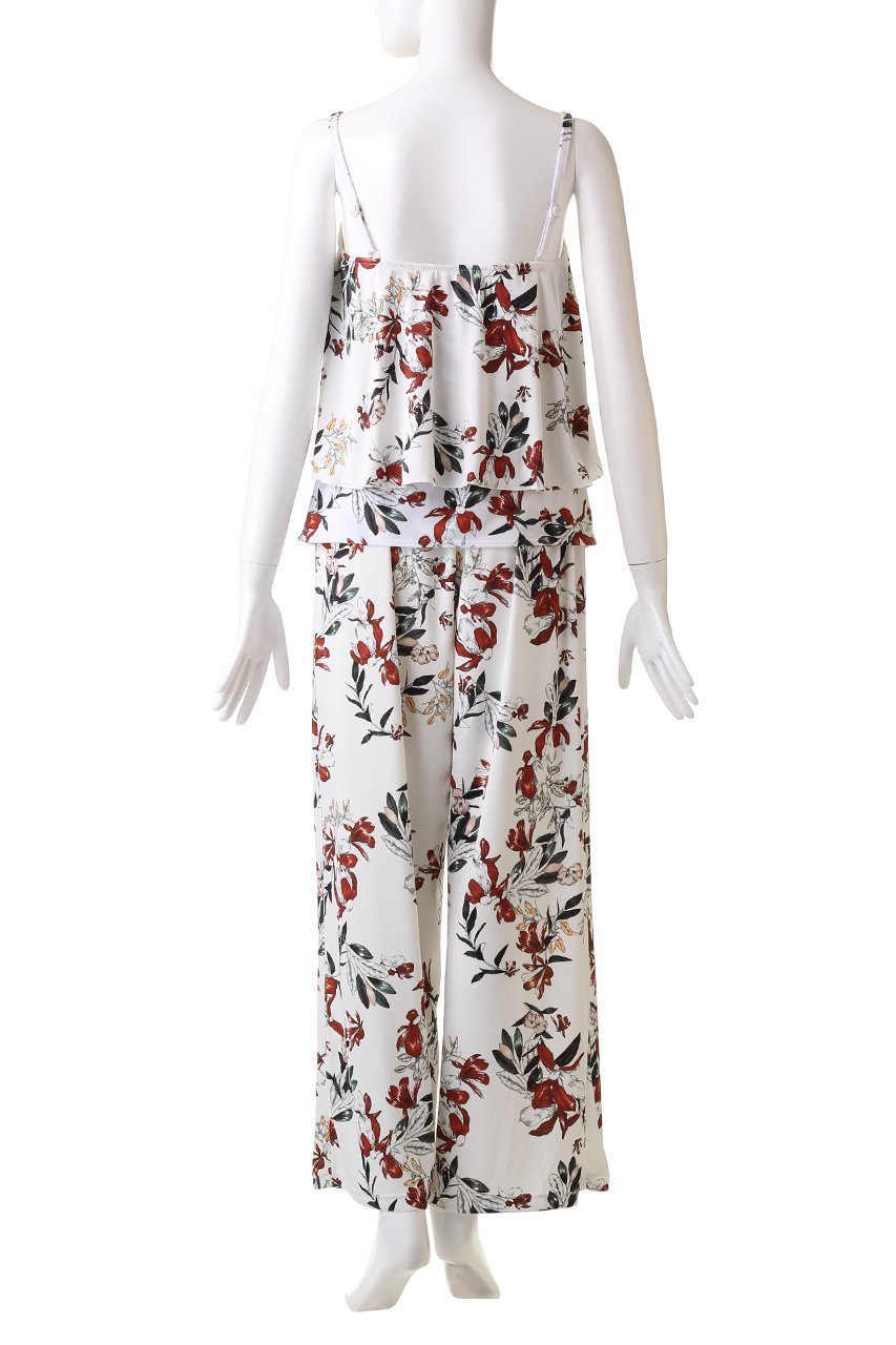 【コーラルヴェール/Coral Veil】のGardenガウチョパンツセット 人気、トレンドファッション・服の通販 founy(ファニー) 　ファッション　Fashion　レディースファッション　Fashion for Women　水着　Swimwear　レディース水着・ビーチウェア　Swimwear & Beachwear　ショーツ　Shorts, Short Pants　スポーツ　Sports, Activewear　セットアップ　Set-Up, Coordinated Outfit　ビーチ　Beach, Seaside　フラワー　Flower, Floral　プリント　Print, Printed Pattern　ボトム　Bottoms, Lower Wear　ロング　Long, Long-Length　手描き　Hand-Drawn, Illustrated　水着　Swimsuit, Swimwear　other-4|ID: prp329100003746835 ipo3291000000031387563